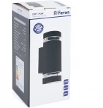 Настенный светильник Feron Сеул DH1702 48318 GU10 черный (220V, IP54)