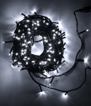 Гирлянда Нить 20м Белая с Возможностью Управления 24В, 200 LED, Провод Черный Силикон, IP65