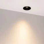 Встраиваемый точечный светильник MS-HARBOR-R82-10W Warm3000 (BK, 24 deg, 230V) (Arlight, IP20 Металл) 050177 (LED)