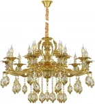 Подвесная люстра AM Group CLEOPATRA CLEOPATRA SP10+5 GAB (220V, на цепи, подсвечник, свеча)