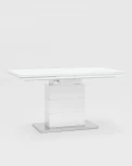 Стол обеденный Stool Group Глазго раскладной 140-170*80 глянцевый белый УТ000003500