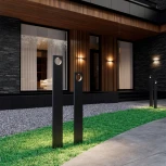 Уличный наземный светильник Odeon Light Como 6653/10GA NATURE черный/металл IP65 LED 4000K AC85-265V (220V)