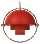 Подвесной светильник (люстра) Louis Weisdorff Gubi Multi-Lite Pendant Red ImperiumLoft 40,2316 (123431-22) (220V, на проводе, шар)