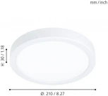 Накладной точечный светильник Eglo Fueva 5 99258 (LED, 220V, круглые)