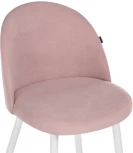 Барный стул Woodville Сондре пыльно-розовый / белый 464888
