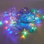 Бахрома светодиодная со статическим свечением, 6м. соединяемая, 80 светодиодов, разноцветный свет Uniel ULD-B6006-080/STK MULTI IP44