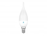 Лампочка светодиодная свеча белая колба E14 6 Вт 4200K холодное свечение Ambrella Present 204914