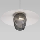 Подвесной светильник Eurosvet Kamari 50259/1 белый/дымчатый (220V, на проводе)