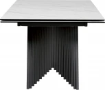 Стол IVAR 200 MARBLES KL-99 Белый мрамор, итальянская керамика М-City