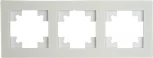 Рамка на 3 поста (белый) Stekker Катрин 49596