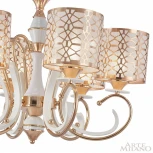 Подвесная люстра Arte Milano Florentia-1237 301237/6 Wh/Gd (220V, на цепи)