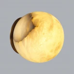 Настенно-потолочный светильник Odeon Light Marbella 6684/5CLA латунь/металл/алебастр IP20 LED 5W 3000/4000 (220V, шар)