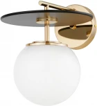 Бра Lumina Deco Dalton LDW 7014-1 GD+BK (220V, шар)