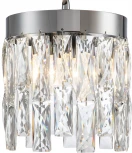 Подвесной светильник Indigo Anna V000389 (220V, хрусталь, на тросе, круглые)