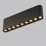 Потолочный линейный светильник Odeon Light Small 7092/21CL черный/металл/акрил LED 21W 3000K 220V