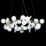 Подвесная люстра Loft IT Matisse 10008/1050 white (220V, на тросе, шарики)