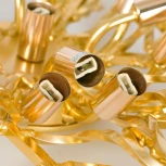 Подвесная люстра Lussole Mesa LSP-8850 (220V, на тросе, листья, ветки)