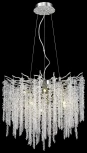 Подвесная люстра Wertmark Daciana WE185.09.203 (220V, хрусталь, подвески, на тросе, ветки)
