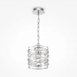 Подвесной светильник Maytoni Frontera MOD067PL-01CH (220V, хрусталь, на цепи, круглые)