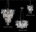 Подвесная люстра Crystal Lux Romeo SP10 CHROME D600 (220V, на тросе)