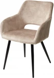 Стул M-City ALLY VBP-210 античный бежевый/ черный каркас