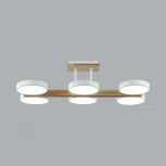 Потолочная люстра на штанге Lumion Plato 8030/108CL белый, дерево/металл, акрил LED 72W 3000-6000К 220V