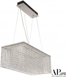 Подвесная люстра светодиодная APL LED Sicilia SH05.57.A.Ni.4000 (220V, хрусталь, на тросе)