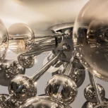 Потолочная люстра Maytoni Bolla MOD133CL-04CH (220V, шарики, молекулы)