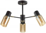 Потолочная люстра на штанге Lumion Ronnie 5644/3C черный, бронза E14 3*40W 220V