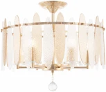 Потолочная люстра хрустальная на штанге Arte Milano Sorrento-3309 373309/6/80/470 GD (220V)