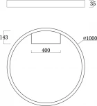 Потолочный светильник Maytoni Rim MOD058CL-L65W4K