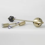 Потолочная люстра на штанге Lussole Brantley LSP-8929 (220V, шар, клетка)