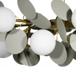 Потолочная люстра на штанге Loft It Matisse 10008/12 Grey (220V, цветы, шарики)