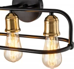 Настенный светильник Escada Lamda 659/3P 3x40Вт E27, металл, чёрный/бронза (220V)