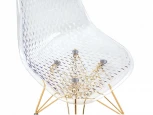 Стул Frank ОГОГО 811749 (прозрачный, золотистый)