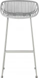 Стул барный Dobrin FRANK (светло-серый)