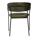 Стул Turin бирюзовый с золотыми ножками