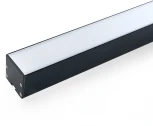 Профиль накладной для светодиодной ленты Feron 10369 "Линии света" черный CAB256