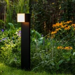 Наземный уличный светильник Arte Lamp A5193PA-1BK (LED, 220V, куб, IP54)