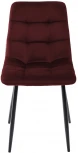 Стул CHILLI G062-36 бургунди, велюр / черный каркас М-City