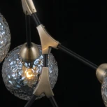 Потолочная люстра на штанге ILLUMICO IL0263-5PSQ-79 BK AB (220V)