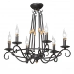Подвесная люстра Vitaluce V1039/6 (220V, ковка, свеча)