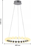 Подвесной светильник Favourite Helmet 4589-5P (LED, 220V, на проводе, шарики, круглые)