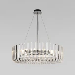 Подвесная люстра Loft It Dakota 10300/800 Nickel (220V, хрусталь, на тросе)