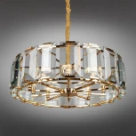 Подвесная люстра Omnilux 815 OML-81503-10 (220V, хрусталь, на цепи, круглые)