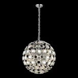 Подвесная люстра Wertmark Brunella WE109.23.103 (220V, хрусталь, на цепи, шар)