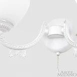 Бра с выключателем Arte Milano AM342837 342837/2W WT+SL (220V)