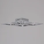 Потолочная люстра на штанге светодиодная с пультом  и ночным режимом Reluce 09838-0.3-04 CR (Умный дом) (220V)