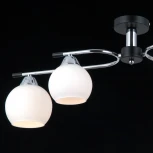 Потолочная люстра на штанге ILLUMICO IL0638-4CSQ-24 CR BK LIBRA (220V)