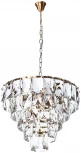 Подвесная люстра каскадная Divinare Chara 3508/17 LM-6 (220V, хрусталь, на цепи)